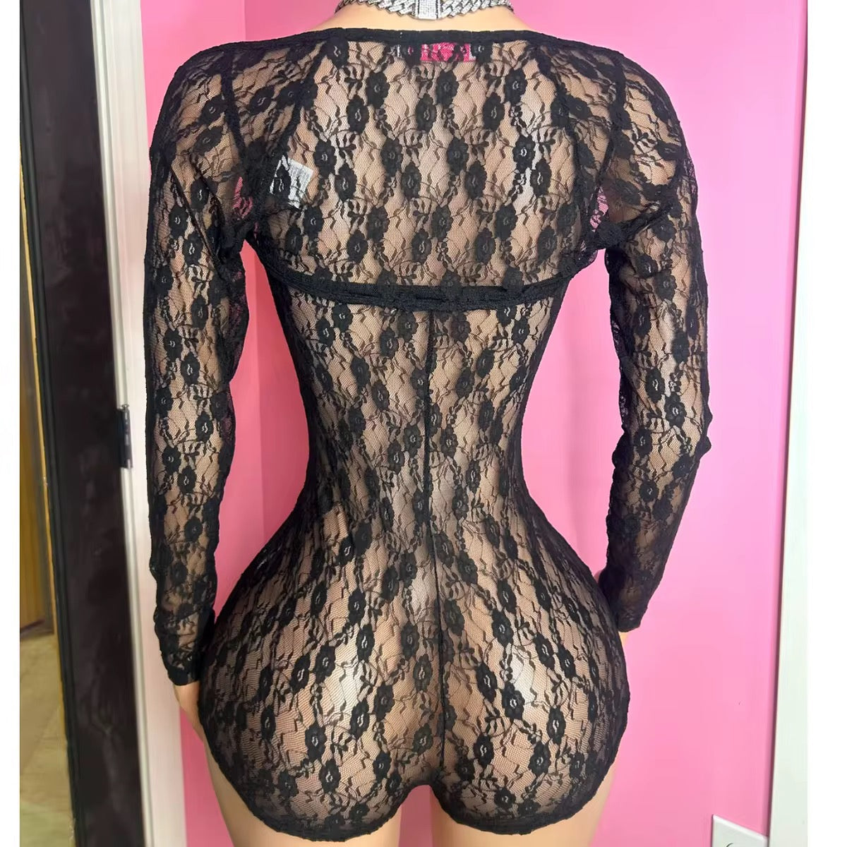 Whole Lotta Mesh Romper